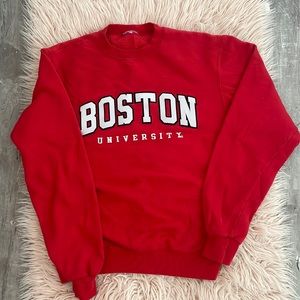 Boston university crew neck